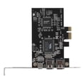 thumbnail image 2 of PCIe 1X to 3 Port Firewire 1394A Dual Chipset Card Support 1440x1080 800Mbps Expansion Card for Windows, 2 of 4