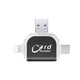 thumbnail image 1 of Plug and Play adecuado para teléfonos móviles Apple Android Lector de tarjetas multifunción cuatro en uno Tarjeta TF multifunción Tarjeta SD, 1 of 5