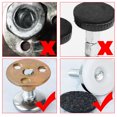 thumbnail image 2 of ziyahi 2pcs Adjustable Threaded Bed Frame Anti -shake Tools Telescopic Support Wall Bracket Bed Frame Accessory With Felt Pad bronze 28*46mm 1Set, 2 of 6