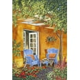 thumbnail image 2 of Vitaletti, Carolee 18x24 Black Ornate Wood Framed with Double Matting Museum Art Print Titled - Tuscan Veranda II, 2 of 4