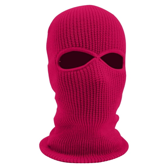 1-Hole Knitted Ski Mask Winter Balaclava Full Face Cover For Outdoor Sports, Warm Face Protection With Exposed Eyes And Mouth, Made Of Quality Cotton For Winter