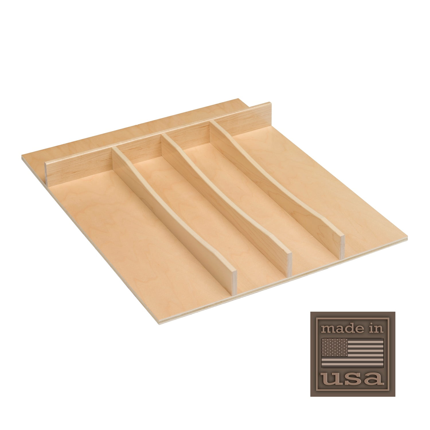 Century Components Ttut18pf Maple Wood Utensil Tray Kitchen Drawer