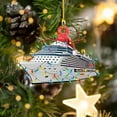 thumbnail image 4 of Cartoon Vehicles Christmas Pendant, Weather-Proof Wooden Hanging Cars Pendant for Your Fireplace, 4 of 8