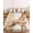Brown, variant on King Size Fitted Sheet Set - Vintage Giraffe 3 Piece Bedding Sets 16" Deep Pocket Fitted Sheet with 2 Pillowcases, Modern Art Animal Watercolor Brushed Microfiber Hotel Luxury Bed Sheets