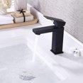 thumbnail image 2 of Gebrstetes Gold Badezimmer Wasserhahn Einloch Modern Vanity Wasserhahn Einhandgriff Badezimmer Waschbecken Wasserhahn Edelstahl Gebrstetes Messing Fin, 2 of 5
