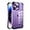 Purple, variant on Compatible with iPhone Case,Crystal Clear Anti-Yellowing Anti-Scratch TPU Camera Lens Drop Corner Protection Soft Shockproof Cover Phone Case (Purple,iPhone 14 Pro)