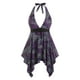 thumbnail image 1 of Talla grande Halter Flowst Impreso Handkerchief Tankini Swimwear Rosegal Camisetas tallas grandes, 1 of 5