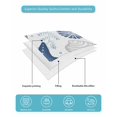 thumbnail image 5 of Blue Starfish Coastal King Size Down Alternative Comforter, Lightweight Comforter Quilt Bedding Set with Pillow Shams Summer Beach Nautical Coral Sea All Seasons Bed Comforter Duvet Insert 96"x106", 5 of 7
