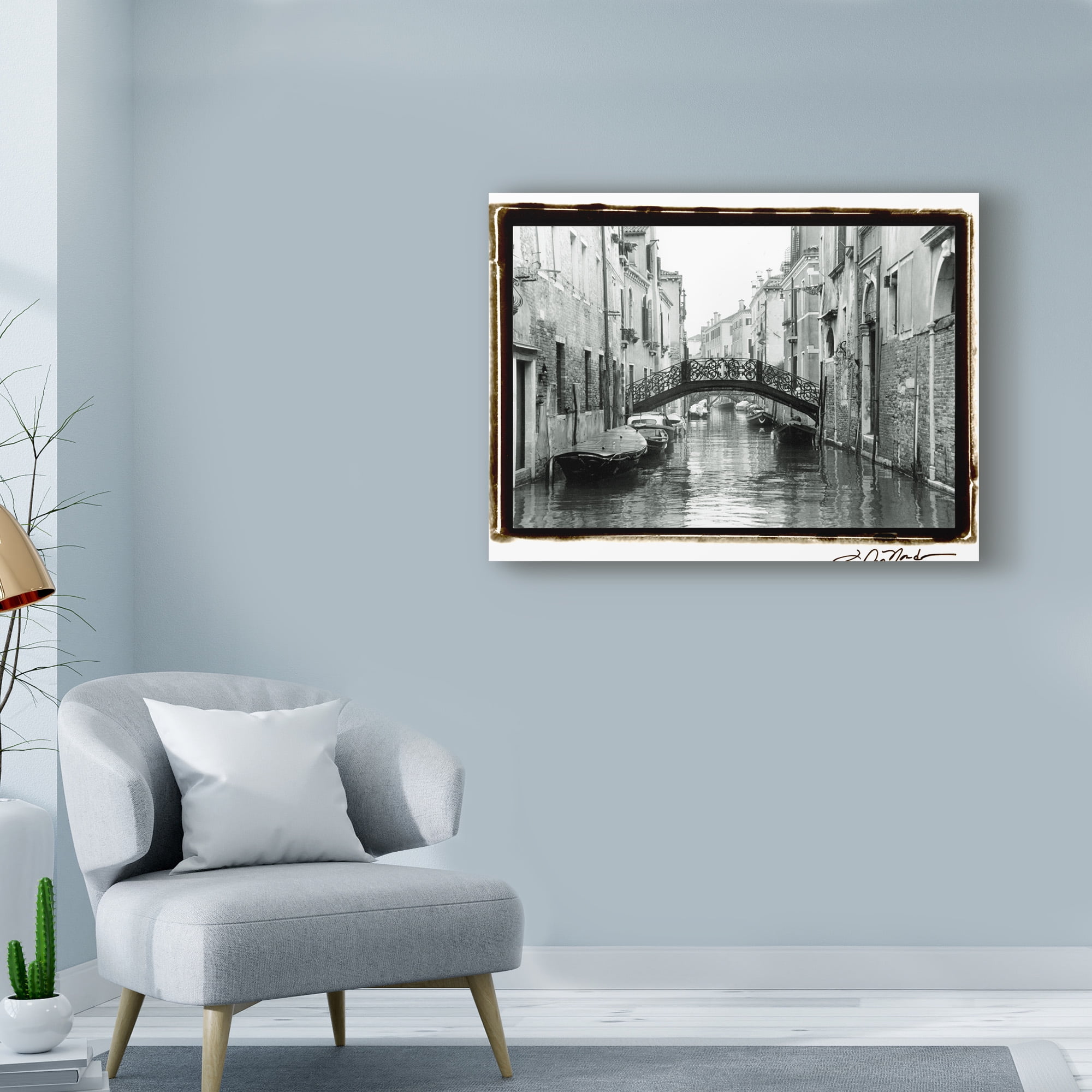 Trademark Fine Art 'Waterways of Venice XVII' Canvas Art by Laura DeNardo