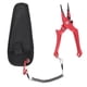thumbnail image 1 of Juego de pinzas para control de señuelos con autobloqueo para exteriores para pescadores, alicates de pesca de aluminio rojo, 1 of 4
