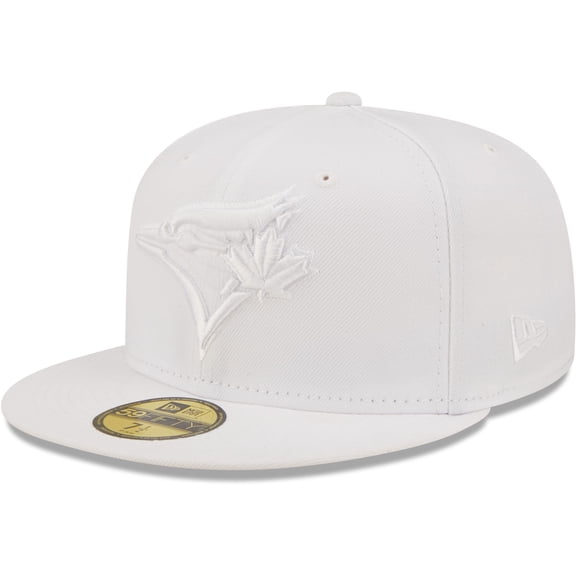 Men's New Era Toronto Blue Jays White on White 59FIFTY Fitted Hat