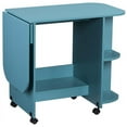 thumbnail image 4 of Bowery Hill Mobile Sewing and Craft Table in Turquoise, 4 of 20