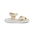 thumbnail image 3 of Sandalia Para Dama Plataforma Suela Blanca Super Comodas plateado 26, 3 of 7