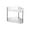 Clear-CL-home supplies, variant on LEFTHIGH Home 2 Tier Corner Shelf Triangle Storage Rack for Kitchen Countertop Spices Dishes Open Organization Decorations