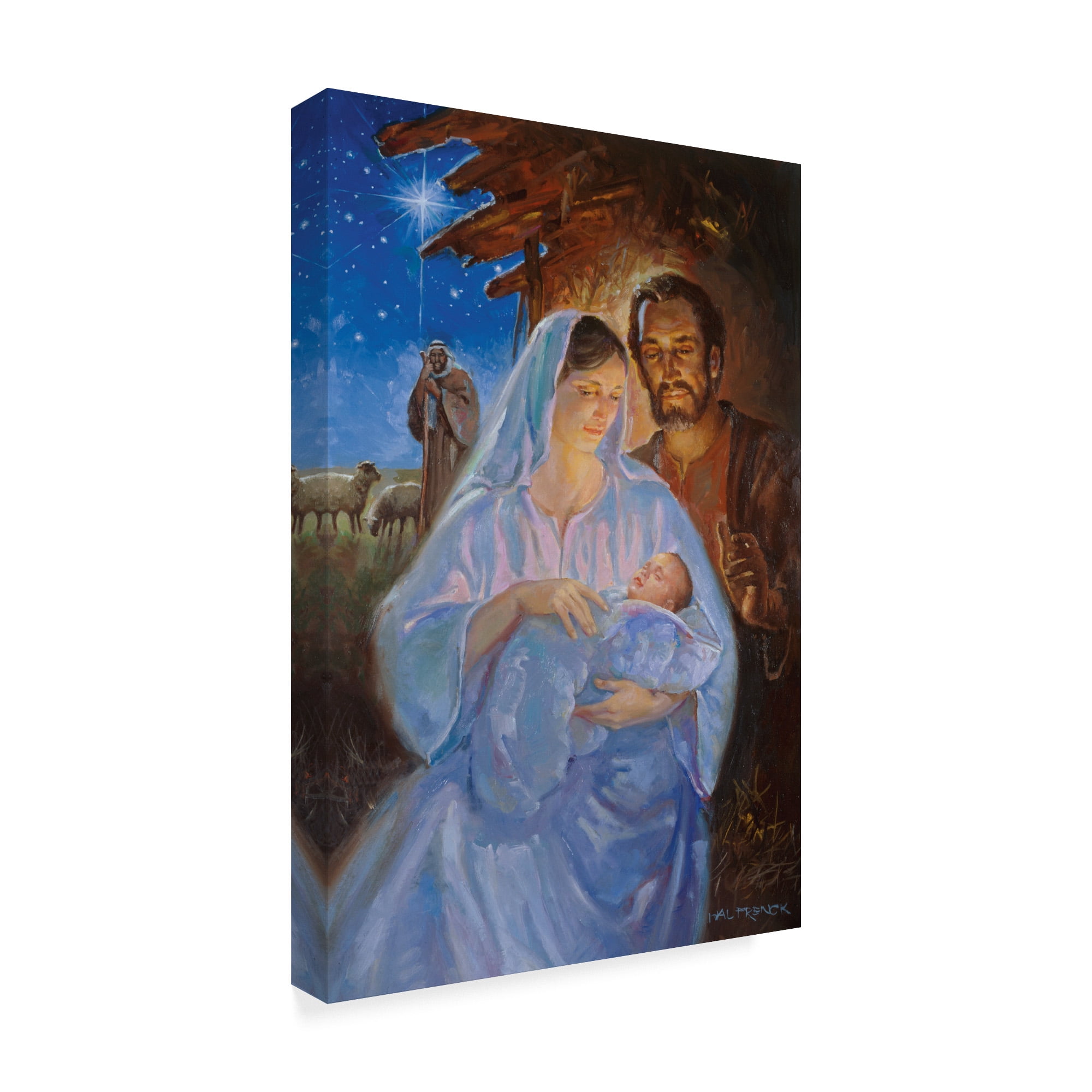 Trademark Fine Art 'The Holy Family' Canvas Art by Hal Frenck