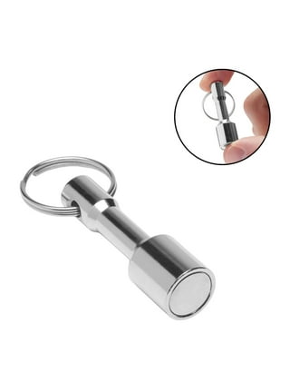 Super Strong Metal Magnet Keychain Split Ring Pocket Keyring Hanging Holder  - Magnets By HSMAG