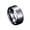Silver, variant on 8mm Casual Unisex Ring Solid Color Not Easy to Break Accessories Comfort Finger Ring for Outdoor