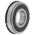 thumbnail image 1 of Rodamientos de bolas de ranura profunda 6309NR2RS de Unique Bargains 45x100x25mm P5 con doble sello de goma lubricado 1Pc para ruedas de coche, scooter, patinete universal tono plateado negro, 1 of 6