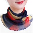 thumbnail image 1 of Bufandas transparentes para mujer, pañuelo para el cuello, bufandas para la cabeza, bufandas ligeras con lazo, bufanda infinita para mujeres y niñas, 1 of 5