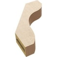 thumbnail image 6 of Ekena Millwork 3"W x 12"D x 16"H Stanfield Rough Cedar Woodgrain TimberThane Knee Brace, Primed, 6 of 6