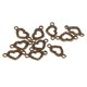 thumbnail image 5 of Broches de Conectores de joyería perfecl, 10 piezas, bronce, DIY, Conectores de la joyería del corazón, 5 of 7