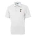 thumbnail image 2 of Men's Cutter & Buck White Georgia Tech Yellow Jackets Team Logo Virtue Eco Pique Recycled Polo, 2 of 3
