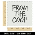thumbnail image 2 of From the Coop Egg DIY Cookie Wall Craft Stencil - 4.5 Inch, 2 of 5