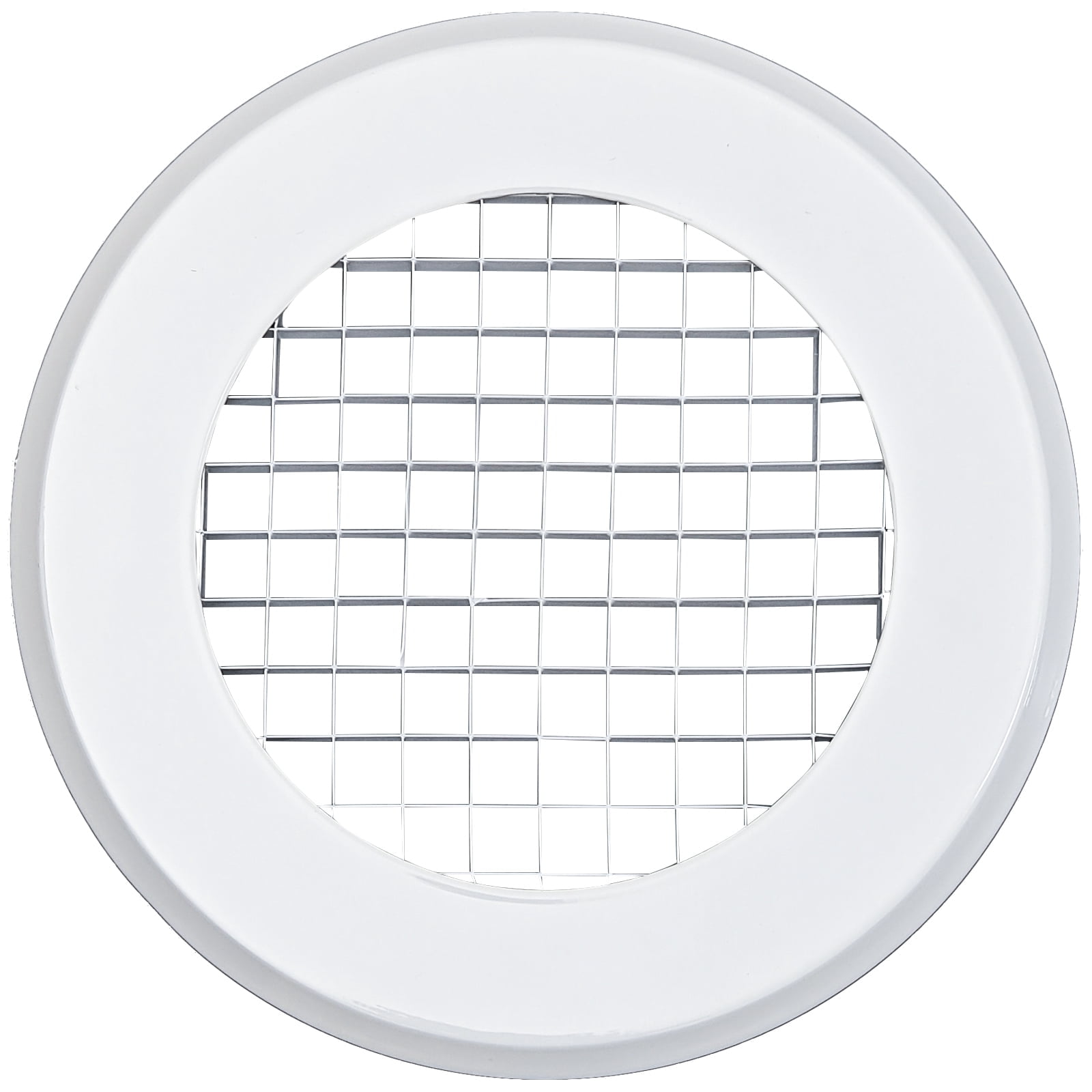 JOYOAIRE 16-Inch Round Egg Crate Air Vent, White Heating and Cooling Register Grille, 1-Pack
