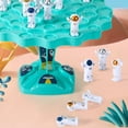 thumbnail image 3 of Astronaut Balance Tree Stacking Game, Large Family Game with 64 Figures, Penalty Spinner & Storage Bag for Educational Fun and Motor Skills, 3 of 4