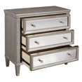 thumbnail image 3 of Home Fare Moderne Trois Tiroirs Miroir Poitrine avant, 3 of 5