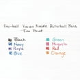 thumbnail image 4 of uni-ball® Vision™ Needle Liquid Ink Rollerball Pens, Fine Point, 0.7 mm, Gray Barrel, Black Ink, Pack Of 12, 4 of 5