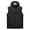 Black, variant on Mens Puffer Vest Winter Full Zipper Sleeveless Padded Jacket Gilets with Detachable Hooded Warm Outerwear Zip Up Pockets Vests