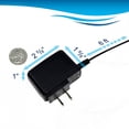 thumbnail image 2 of HQRP AC Power Adapter for Omron Healthcare 5 Series / 7 Series / 10 Series / 10 Series+ Upper Arm Blood Pressure Monitor + HQRP Euro Plug Adapter, 2 of 9