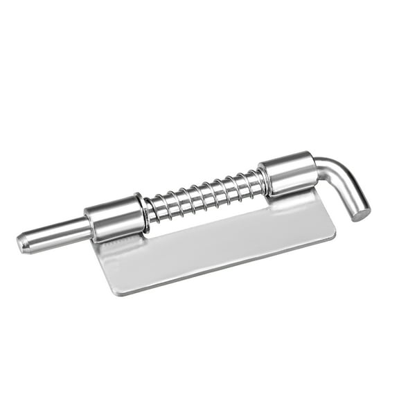 Unique Bargains Spring Latch, 3" Left-handed Stainless Steel 304 Barrel Bolt Lock for Furniture Door