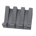thumbnail image 4 of Jaboneras de baño de silicona Soporte de jabonera de drenaje automático Caja de jabón de esponja de cocina duradera Caja de jabón de almacenamiento para baño Bañera decorativa Gris Baoblaze Jabonera, 4 of 8