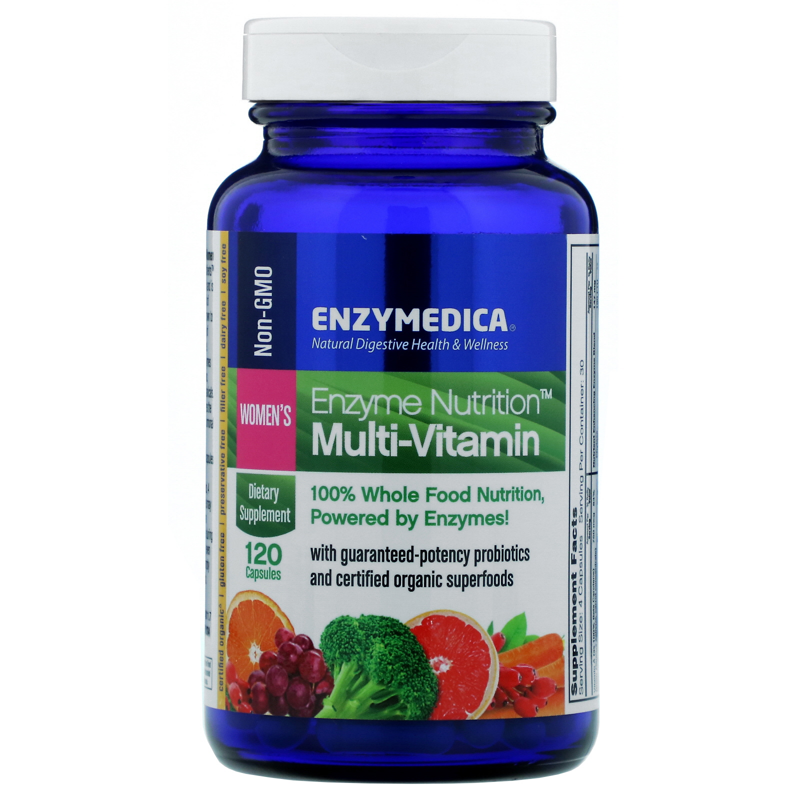 Enzymedica Enzyme Nutrition MultiVitamin, Women's, 120 Capsules