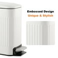 thumbnail image 2 of TrashAid 1.6 Gallon Bathroom Trash Can, White, 2 of 7