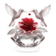 thumbnail image 1 of Decoración de mesa acrílica 2D 2D Valentín Día de regalos Mesa de aniversario de pájaros Rose Rose acrílico con base de soporte para sala de, 1 of 8