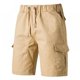 thumbnail image 1 of Pantalones cortos cargo para hombre, cintura elástica, corte holgado, bolsillos grandes, clásicos, informales, elásticos., 1 of 6