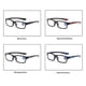 thumbnail image 2 of Men TR90 Anti-blue Light Square Reading Glasses Sport 1.0 1.5 2.0 2.5 3 3.5 4.0, 2 of 5