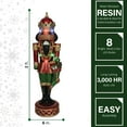 thumbnail image 4 of Fraser Farm Hill 22" African American Christmas Resign Nutcracker decoration for indoor/outdoor use, 4 of 8