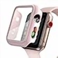 thumbnail image 3 of PZOZ Compatible for Apple Watch Series 3 / Series 2 Case with Screen Protector 38mm Accessories Slim Guard Thin Bumper Full Coverage Matte Hard Cover Defense Edge for iWatch Women Men GPS (Pink), 3 of 4