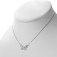 thumbnail image 3 of Butterfly Necklace Pendant 925 Sterling Silver Clear Cubic Zirconia, 3 of 5