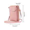 thumbnail image 4 of Tignapoo Elegant Women's Crossbody Phone Wallet with Detachable Strap, Multi-Pocket Design, PU Leather, Beige & Color Options, Crocodile Pattern, Casual Style, 4 of 6