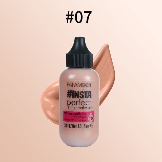 WIFKLSIIPG Long Lasting Proof Concealer Foundation Liquid(30ML)