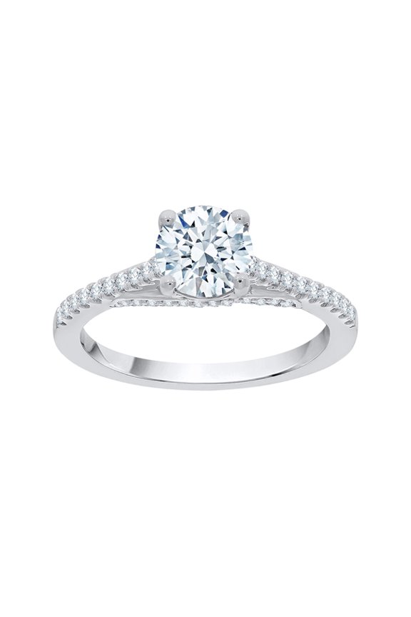 Diamond Engagement Ring in 14K Gold (1 1/4 cttw, I-J, I1-I2)