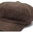 thumbnail image 2 of CoCopeaunts Linen Newsboy Cap Women French Painter Hat Ladies Spring Summer Beret Female Octagonal Cap Baker Boy Hat, 2 of 7