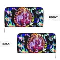 thumbnail image 3 of Tool Lateralus Eye Music Hand Wallet Card Bag Long Leather Wallet Handbag Clutch Purse Storage Bag Zip Organizer With Card Slots, 3 of 8