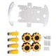 thumbnail image 4 of Smart Robot Car Kit Four-Wheel Smart Mecanum Wheel Single-Layer Aluminum Alloy Car Chassis DIY Assem, 4 of 5