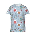 thumbnail image 4 of Wukai Sea Turtle Youth Unisex Short Sleeve T-Shirt for Boys, Girls, Teens, and Kids-Medium, 4 of 7
